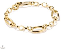 Thomas Sabo Charm Club Connect aranyozott karkötő 17 cm - C1203-413-39-L17