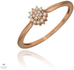 Újvilág Kollekció Rosé arany gyűrű 52-es méret - B45334