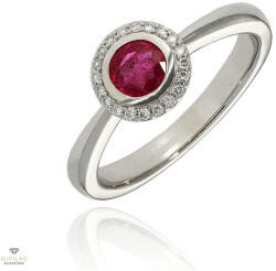 Gyűrű Frank Trautz fehér arany gyűrű 52-es méret - 1-04859-52-0789-52