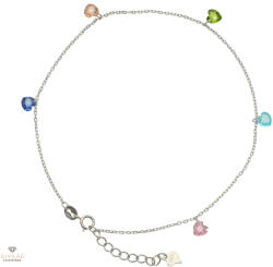 Újvilág Kollekció Ezüst szív bokalánc 27 cm - 08118-9