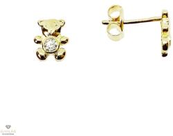 Újvilág Kollekció Arany gyerek mackó fülbevaló - AC-SF-588