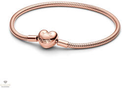 Pandora Szív csatos kígyólánc karkötő 18 cm - 583050C00-18