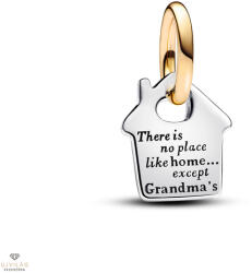 Pandora kéttónusú nagymama háza függő charm - 763205C00