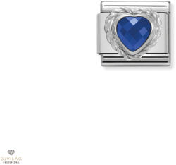 NOMINATION "Kék szív" charm - 330603-007