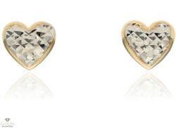 Újvilág Kollekció Arany szív fülbevaló - UZ-EBC0060-3-DC_KT