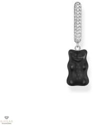 THOMAS SABO x HARIBO fekete gumimaci kristályüveg fél pár fülbevaló - CR727-052-11