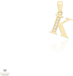 Újvilág Kollekció Arany nagy "K" betű medál - FMO30SNAGYK