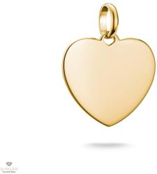 Thomas Sabo Charm Club Connect aranyozott gravírozható nagy szív charm medál - CC1274-413-39