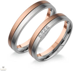 Újvilág Kollekció Rosé arany férfi karikagyűrű 70-es méret - H404/70-DB