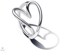 Pandora organikus formájú szív gyűrű 50-es méret - 193288C00-50