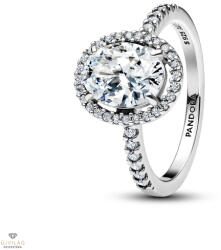 Pandora feltűnő ovális szikrázó glória gyűrű 50-es méret - 193777C01-50
