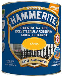 Hammerite Max fényes fémfesték 2,5 l - Sárga