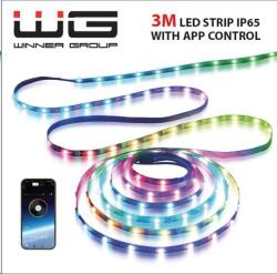 WINNER GROUP-WG WG - Bandă LED inteligentă WG18, 3 metri, cu aplicație, IP 65, USB-A (11532)