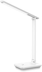 Fellowes Lampă de masă LED Platinet PDL6731W, 5W, reglabilă, baterie integrată de 6000mAh, port USB, albă (PLADLL6731BL)