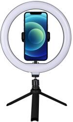 Winner Group WG - Kit Vlog set de bază pentru filmare video bloguri, trepied, suport telefon, lumină LED (9259)