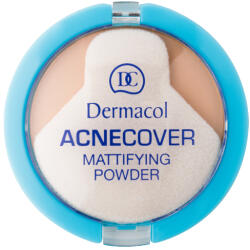 Dermacol Acnecover Mattifying Powder pudră compactă mată pentru ten problematic 11 g 3 Sand - vivantis