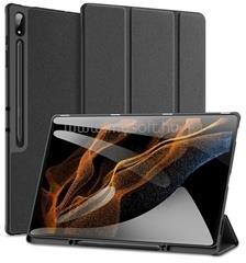 Dux Ducis Samsung Tab S9 Ultra LTE DUX DUCIS DOMO tok álló, bőr hatású aktív FLIP, ceruza tartó, FEKETE (GP-147076) (GP-147076)
