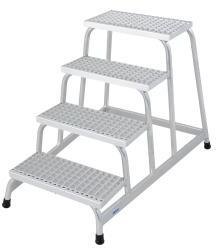 KRAUSE Stabilo szerelődobogó rácsos lépcsőfokkal 1x4 (805348)