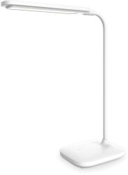 Fellowes Lampă de masă LED Platinet PDL6728 5W, reglabilă, baterie integrată 2400mAh, port USB, albă (PLADLL6728BL)