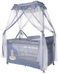 Lorelli Pat Copii Lorelli Pliabil Stil Baldachin Magic Sleep Cu Accesorii Cool Grey Hippo (1008048 2210)