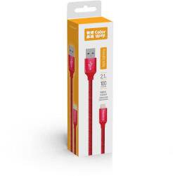 ColorWay Cablu Date/Incarcare ColorWay USB Lightning 1m Rosu (CW-CBUL004-RD)