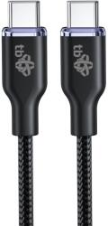TB TOUCH Cablu TB USB C - USB C 60W Glamour 1.5m negru (AKTBXKUCCGLA15B)