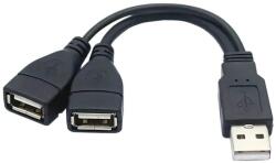 PremiumCord Cablu de încărcare PREMIUMCORD USB 2.0, 15 cm, negru (ku2y03)