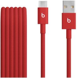 Apple Cablu țesut Beats USB-A / USB-C (1, 5 m) - Roșu rapid (MFEJ4EE/A)
