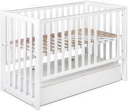 YappyKids YappyDue 120x60 White bükkfa kiságy