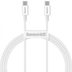Baseus Cablu Date si Incarcare Baseus USB-C - USB-C Superior Series 100W 1m Alb