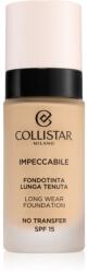 Collistar Impeccabile Long Wear Foundation tartós alapozó SPF 15 2R Rosy Beige 30 ml