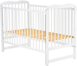 Qmini Patut din Lemn de Pin Qmini Agata 120x60cm Alb (QMAGA03AL)