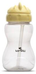 Lorelli Biberon Lorelli Sport cu Pai Moale si Flexibil Capac de Protectie Rotativ 275ml Yellow Grey (1020033 0006)