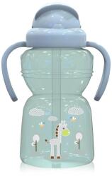 Lorelli Biberon Sport Lorelli cu Pai si Manere 325 ml Animalute Green (1020077 0004)