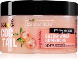 Bielenda Coctail Scrub Peach + Kombucha testpeeling hidratáló hatással 350 g