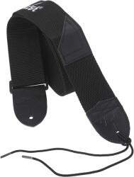Fender 2" Black Poly Strap with White Logo