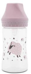 Lorelli Biberon cu Gat Larg Lorelli Tetina Moale din Silicon 0 Luni+ 250Ml My Friend Mellow Rose (1020084 0005)