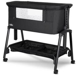 Lorelli Pat Copii Lorelli Pliabil Co-Sleeper Millie 0 Luni+ Max. 9Kg Inaltime Reglabila 7 Pozitii Sistem Antireflux Plasa De Tantari Saltea Inclusa Black (1008073 2501)