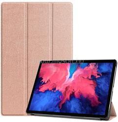 Gigapack Lenovo Tab P11 Plus GIGAPACK Tok álló, bőr hatású aktív FLIP, asztali tartó, ROZÉARANY (GP-102451) (GP-102451)