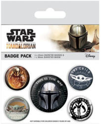 Pyramid STAR WARS: THE MANDALORIAN (THIS IS THE WAY) kitűző szett (BP80694)