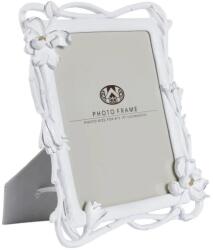 Mauro Ferretti Fehér üveg és gyanta képkeret, 29, 3 x 3 x 33, 5 cm, Magnolia Mauro Ferreti (0372660001)
