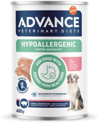 Affinity 400g Advance Veterinary Diets Hypoallergenic sertés nedves kutyaeledel