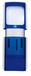 Wedo nagyító LED fénnyel, 35x38mm kék (2717503) (2717503) - aqua