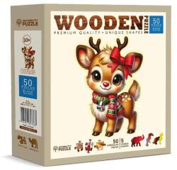 Wooden City 50 db-os fa puzzle - Erdei barát (HE0209-M) (HE0209-M)