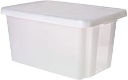 Keter Essentials Tároló Doboz Fedővel, 45L, Áttetsző