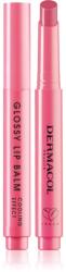 Dermacol Beauty Stick Glossy Lip Balm tápláló szájfény hűsítő hatással illatok 04 Lychee 2.2 g