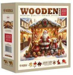 Wooden City 1010 db-os fa puzzle - Karácsonyi vásár (NB0808-XL) (NB0808-XL)