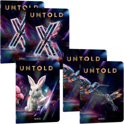 Herlitz füzet, A4, 80 lap 70g/nm, Lekerekített sarkok, The Magic of Untold mintázat, 5 db (9487610-5)