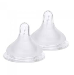 SPECTRA Set 2 Tetine SPECTRA Premium Marimea S 0-3 Luni Transparent (ENAC004)