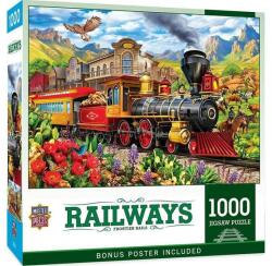 Masterpieces 1000 db-os puzzle - Railways - Frontier Rails (72516) (72516)